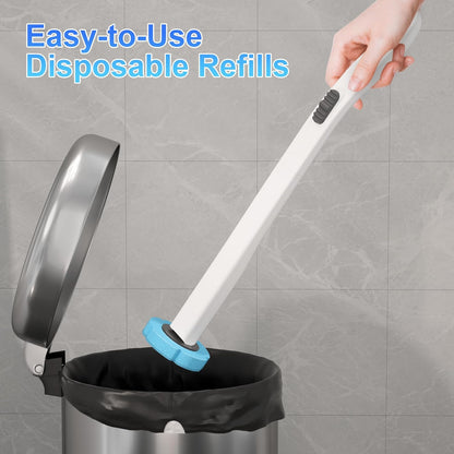 JOYMOOP Toilet Brush Replacement Pads – 36 Count Super Absorbent Cleaning Refills, Safe for Porcelain, Chrome & Enamel (Toilet, Sink, Bathtub, Urinal)