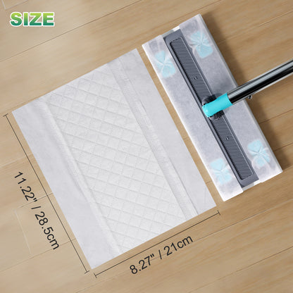 JOYMOOP 72 Pcs Disposable Wet Sweeping Cloths Compatible with Swiffer Sweeper Mop, Disposable Dust Refills Mop Pads for Floor Mopping and Cleaning, Lemon Scent, Mop Not Included