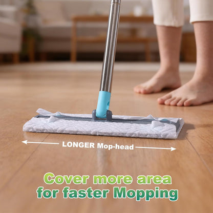 JOYMOOP 72 Pcs Disposable Wet Sweeping Cloths Compatible with Swiffer Sweeper Mop, Disposable Dust Refills Mop Pads for Floor Mopping and Cleaning, Lemon Scent, Mop Not Included