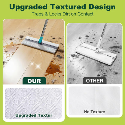 144ct Dry Mop Pads Refills for Swiffer Sweep Mop, Dust Cloths, Unscented